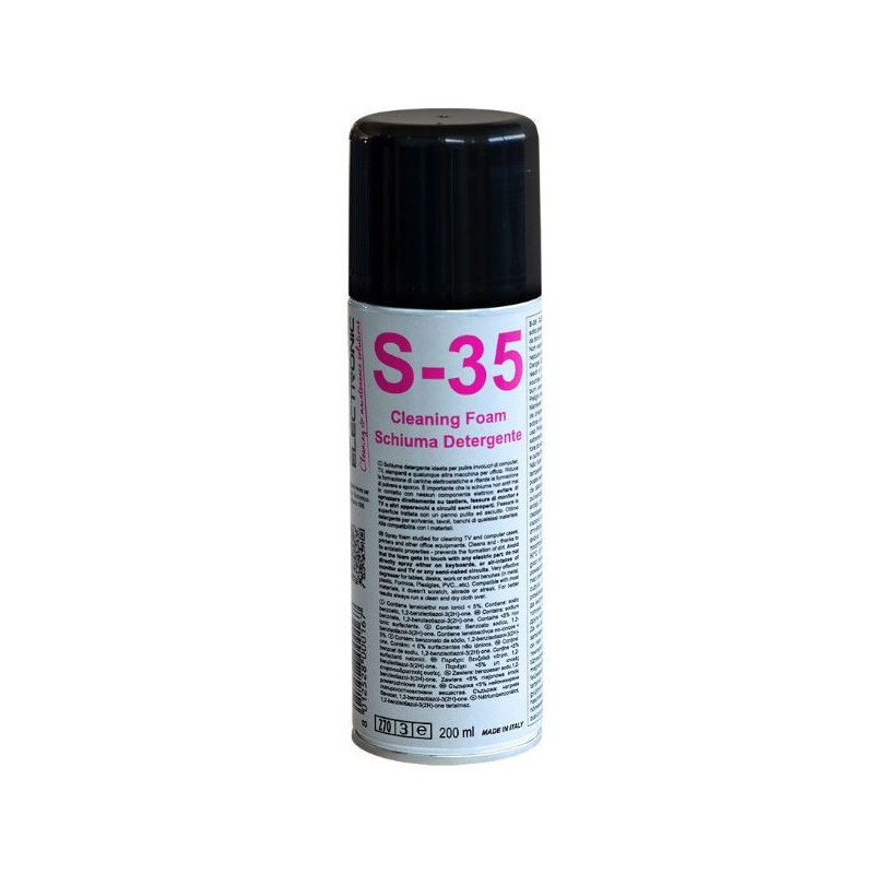 Spray limpiador desinfectante para TV e informática S-35.